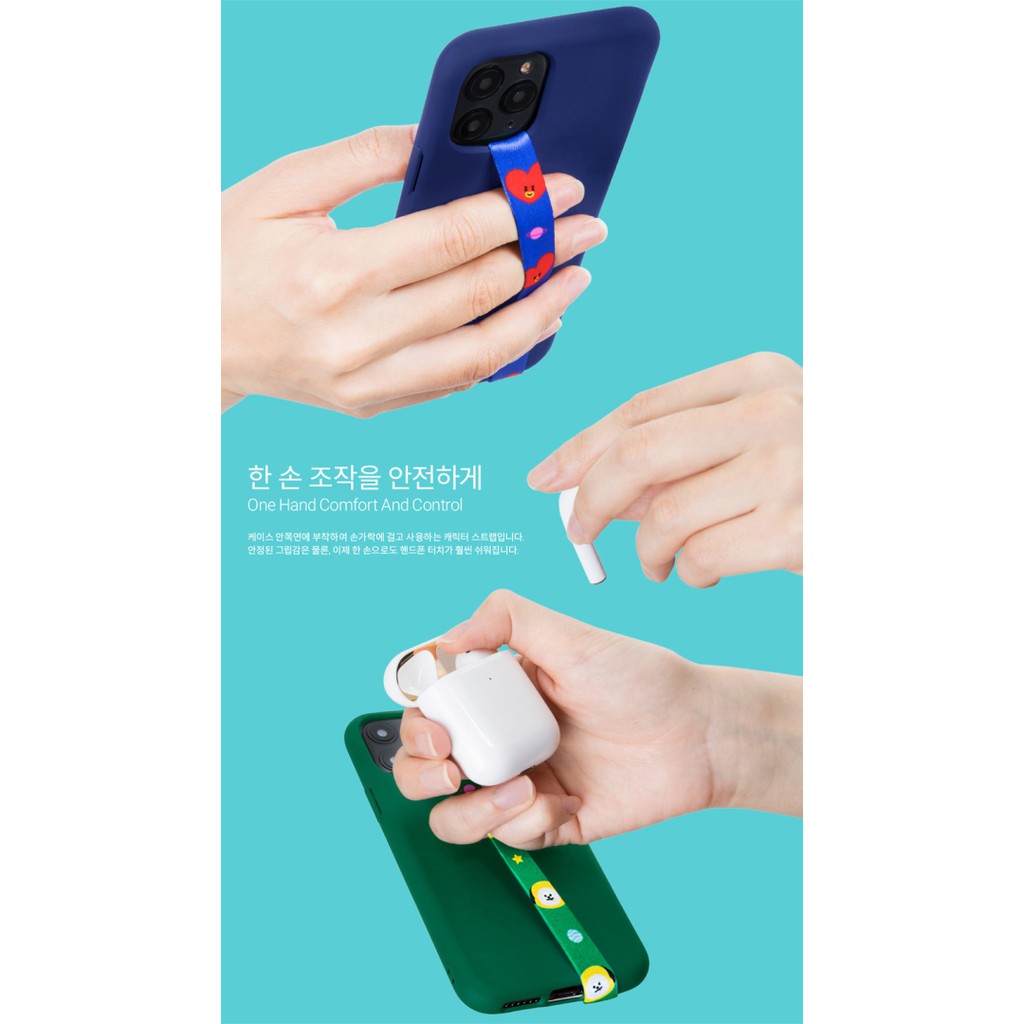 [COCOROO] Phone Strap / BTS &amp; BT21 /  COOKY &amp; JUNG-KOOK / ARMY / dây treo ốp / dây phụ kiện điện thoại