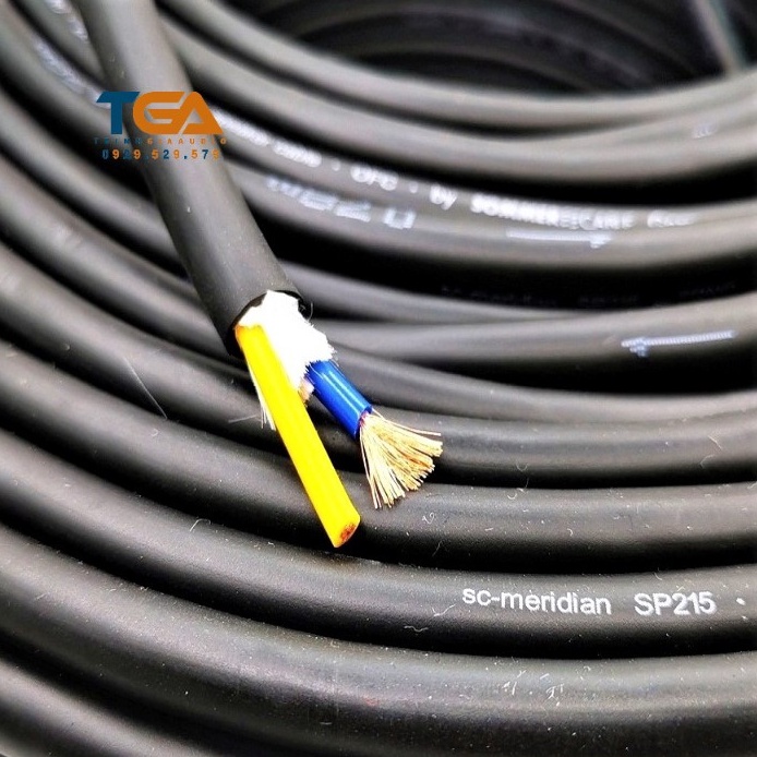 Dây loa Sommer 2 x 1.5mm Germany .SC - Meridian SP 215 . Đồng nguyên chất OFC 999,99%. Báo giá 1M