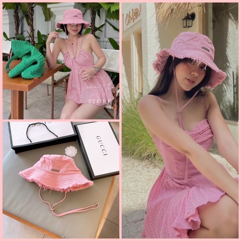 NÓN BUCKET VÀNH JACUEMUS HÓT HÍT Hàng Có Sẵn Đủ Màu