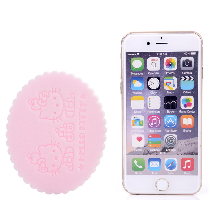 Mút Rửa Mặt Tẩy Trang Thiết Kế Hello Kitty Dễ Thương Đa Dụng Chất Lượng Tốt