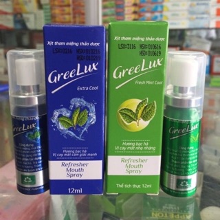 Xịt Thơm Miệng Thảo Dược Greelux 12ml hạn 2021
