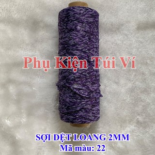 Sợi dệt loang (màu 21-24) 28k/c 125g
