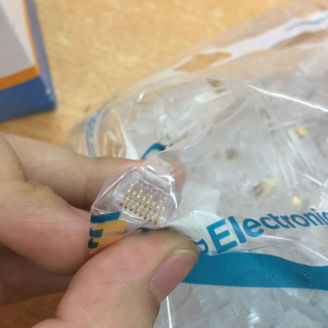 Đầu bấm hạt mạng cat6 AMP loại tốt