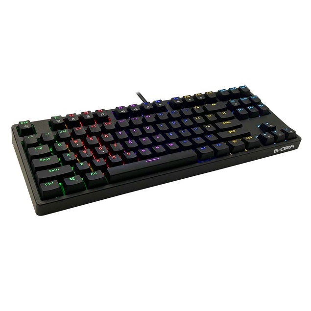 Bàn phím cơ E-dra EK387 EK3287  [Bảo hành 24 tháng] ♥️Freeship♥️ Phím cơ Gaming EDra EK387