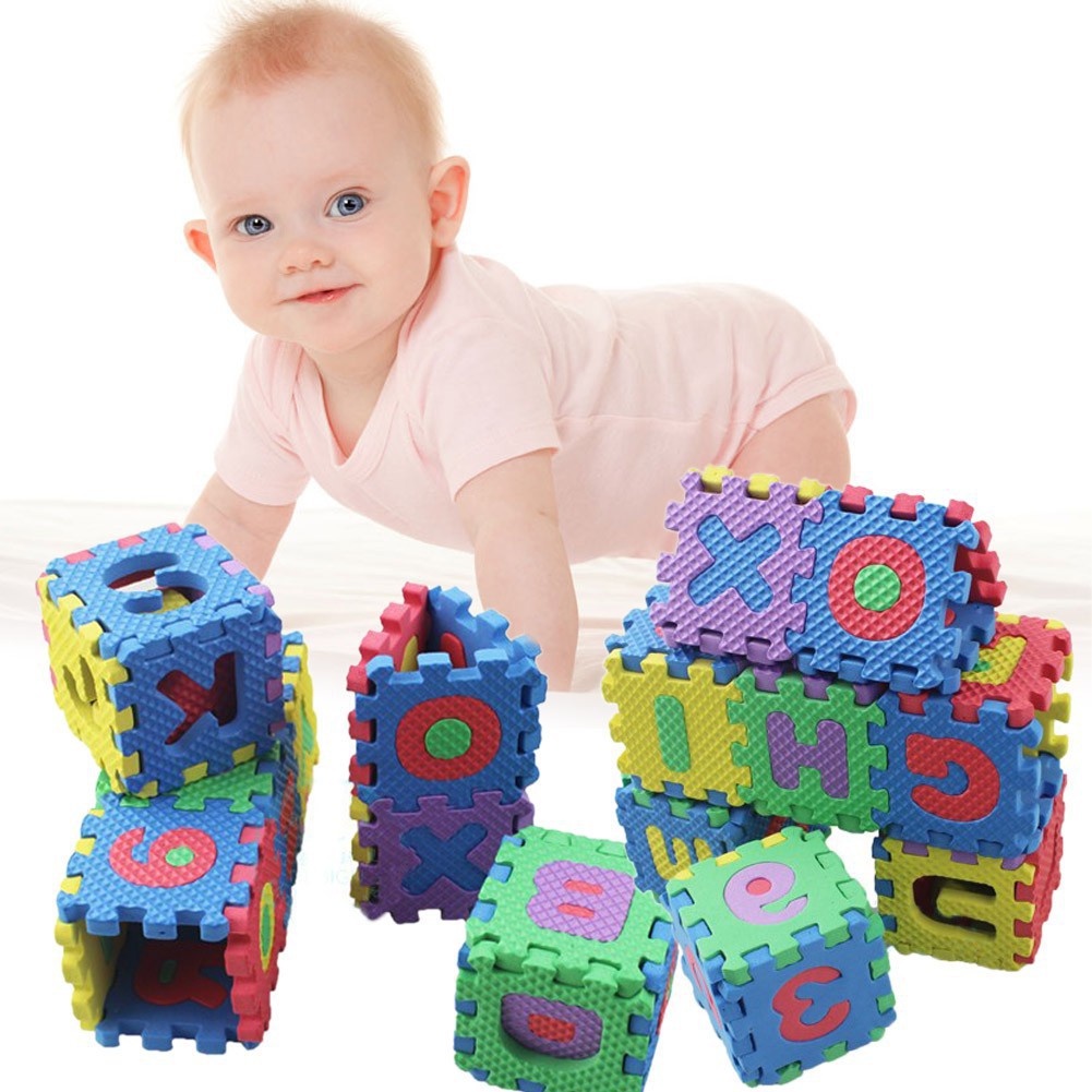 [Mã LIFETOYS1 giảm 30K đơn 99K] Set 36 tấm thảm xốp lắp ráp thú vị dành cho các bé