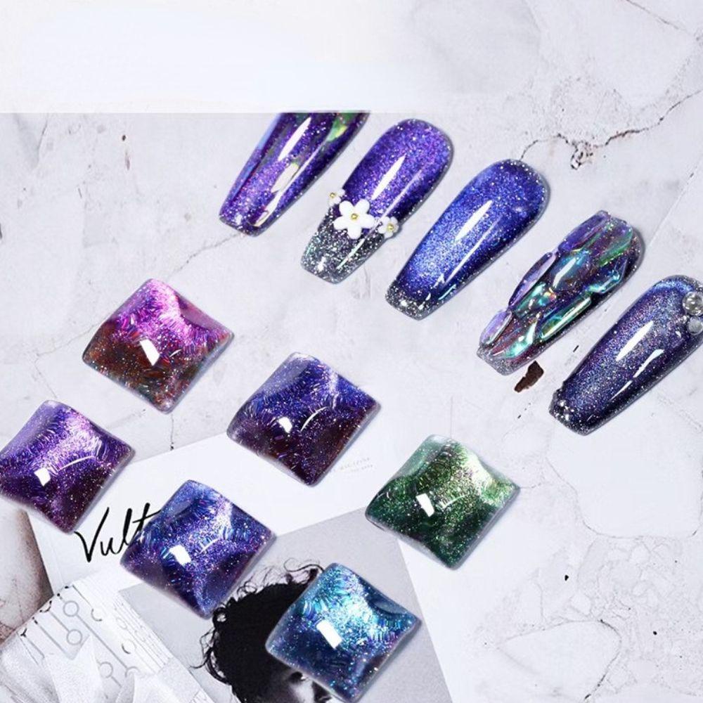Gel Kim Tuyến Màu Cầu Vồng Mắt Mèo Không Gây Kích Ứng Cho Salon Làm Móng