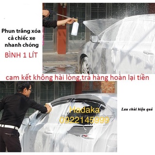 Bình phun tạo bọt tuyết máy rửa xe