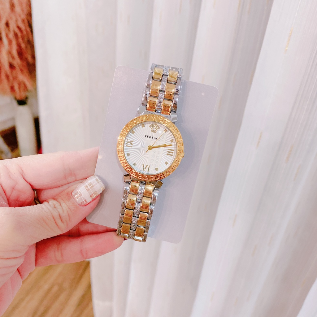 Đồng Hồ Nữ Chống Nước, Đồng Hồ Đeo Tay Versace Thời Trang Dây Thép Không Gỉ Cao Cấp Cực Đẹp | BigBuy360 - bigbuy360.vn