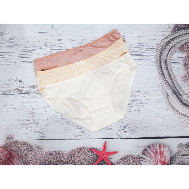 Quần lót nữ  tam giác thương hiệu jobelli 1244 cotton lụa