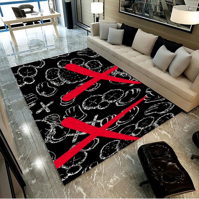 Thảm Lót Sàn Họa Tiết kaws Phong Cách Đường Phố Sáng Tạo Trang Trí Phòng Khách/Phòng Ngủ
