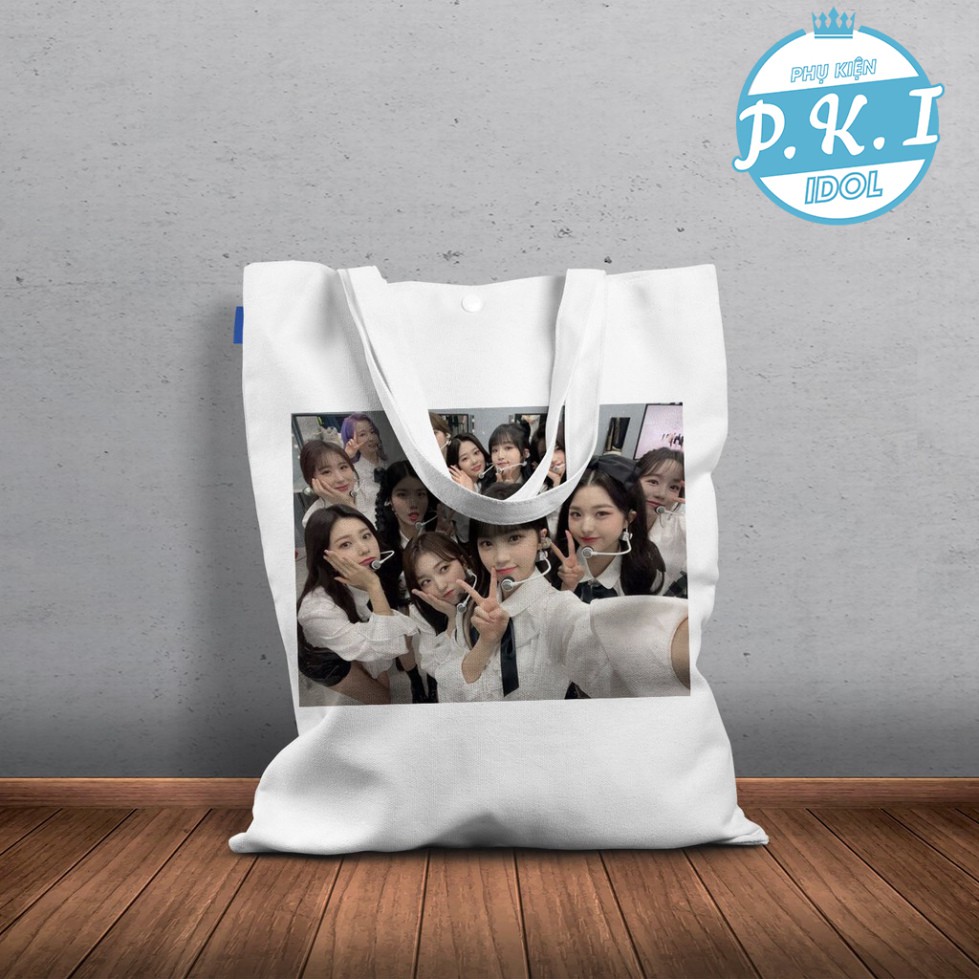 Túi Tote In Hình Nhóm Nhạc IZ*ONE 2021 - QUÀ TẶNG K-POP