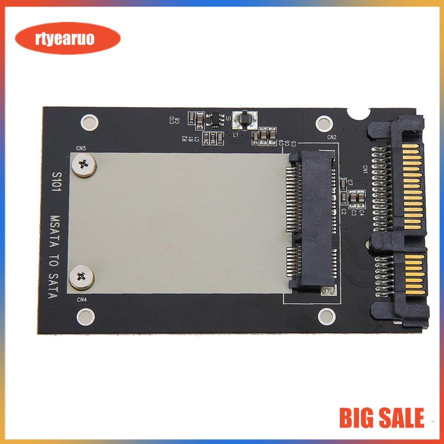 S101 Ổ Cứng SSD mSATA sang SATA III thẻ chuyển đổi 2.5 inch