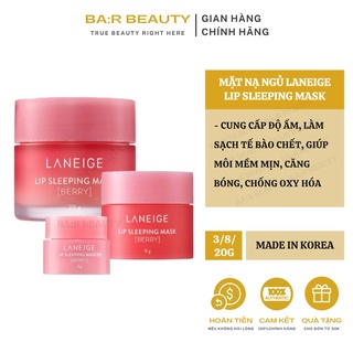 Mặt nạ Ngủ Môi Laneige Full Size và mini