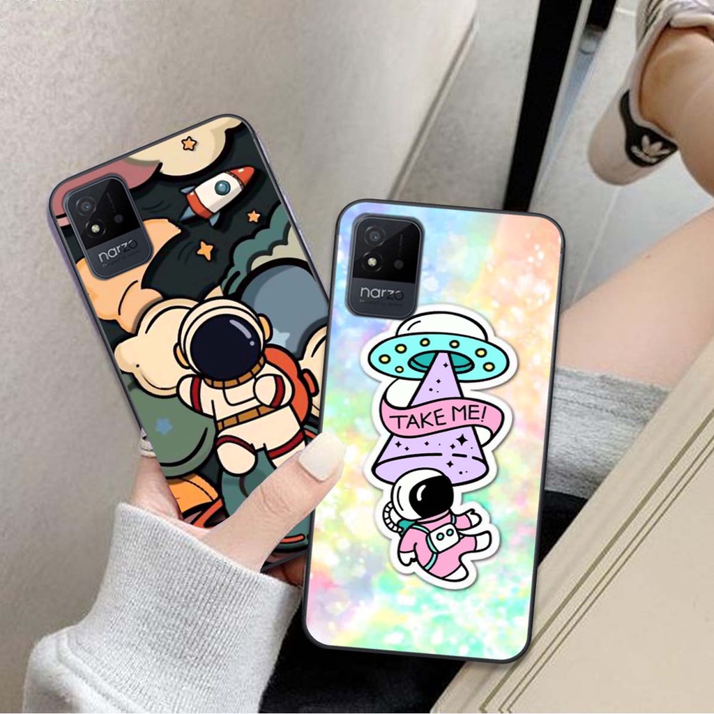 Ốp lưng điện thoại NARZO 50I In hình phi hành gia, vũ trụ. Ốp lưng in hình chất lượng cao.