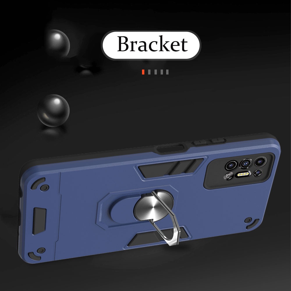 Ốp Lưng Bảo Vệ Điện Thoại Tecno Pova 3 2 Pop 5 4 Air Lte Có Vòng Nhẫn