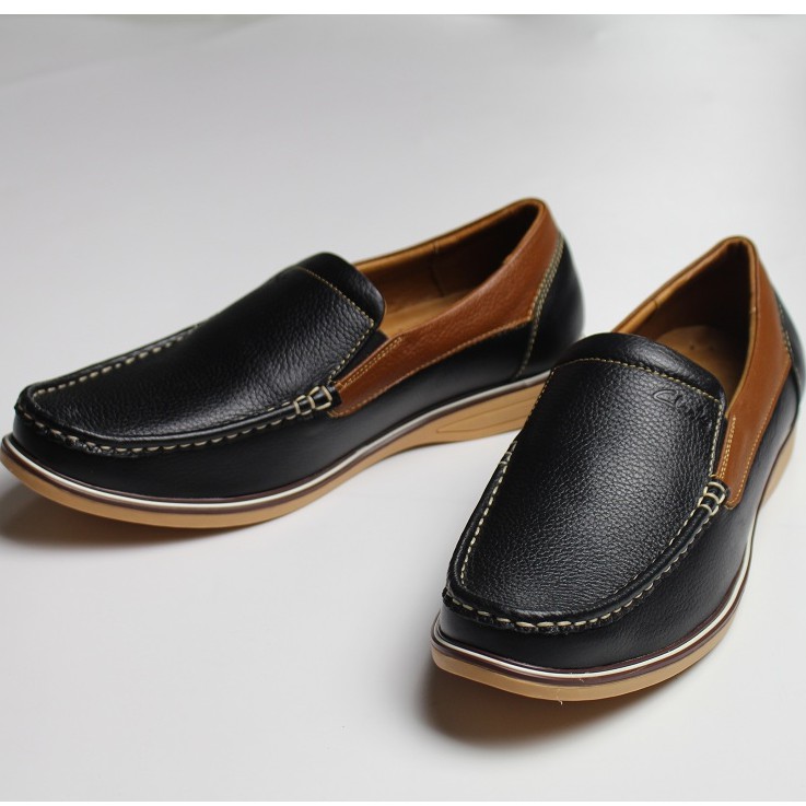 Giày Lười Da Bò Nam Clarks . Giày Mọi Hàng Việt Nam Xuất Khẩu