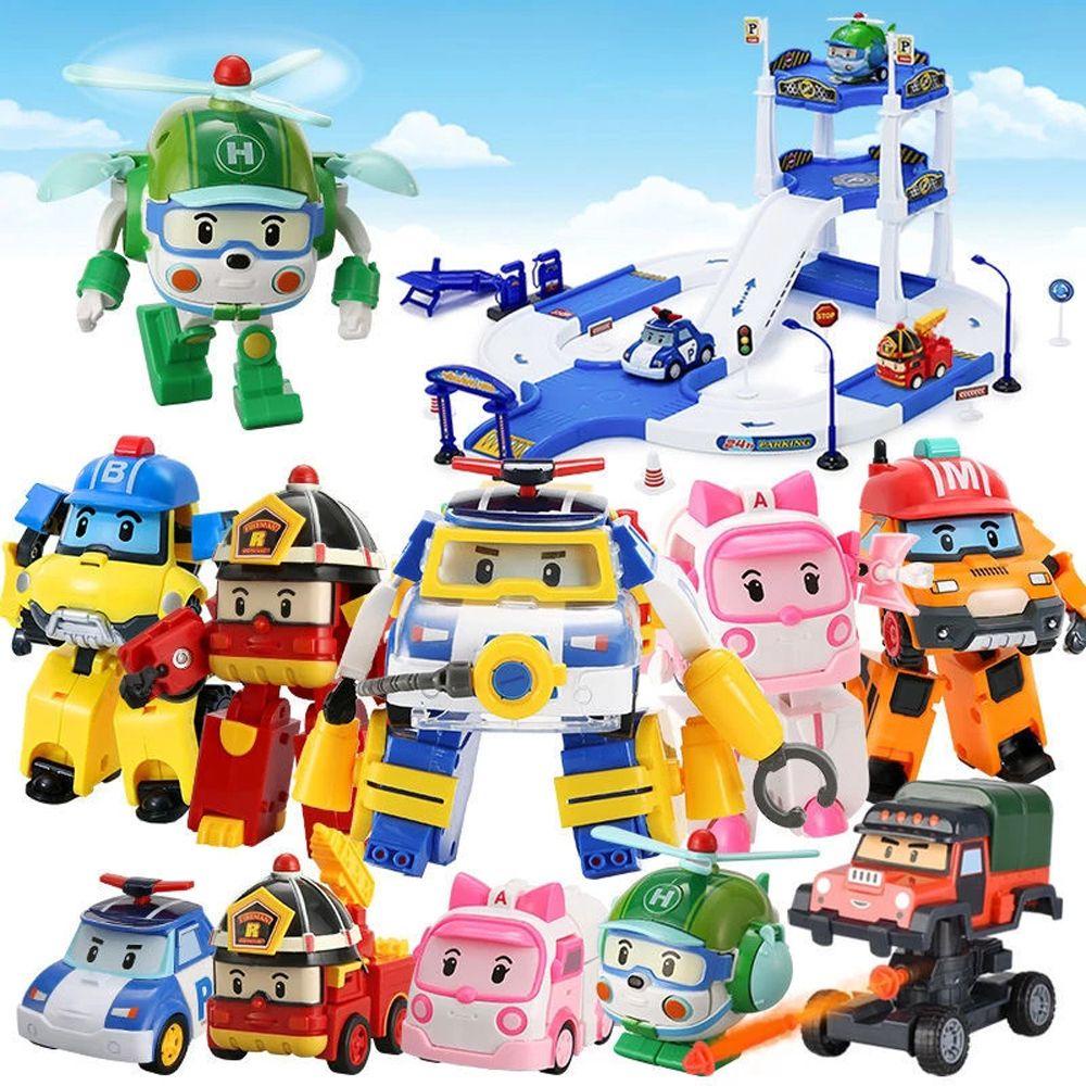 HARRIETT Mô Hình Nhân Vật Robocar Poli Biến Hình Độc Đáo