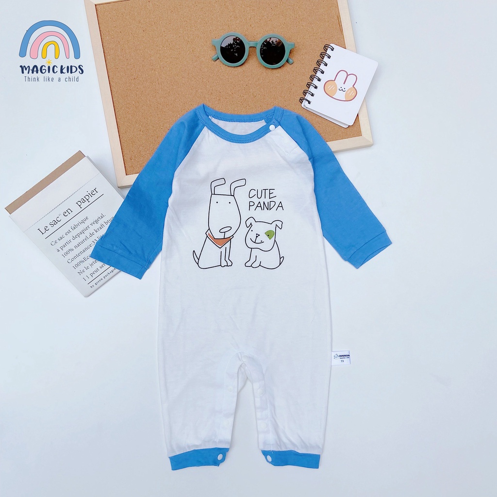 Bộ body dài tay in họa tiết hình thú đáng yêu BL20011 - MAGICKIDS