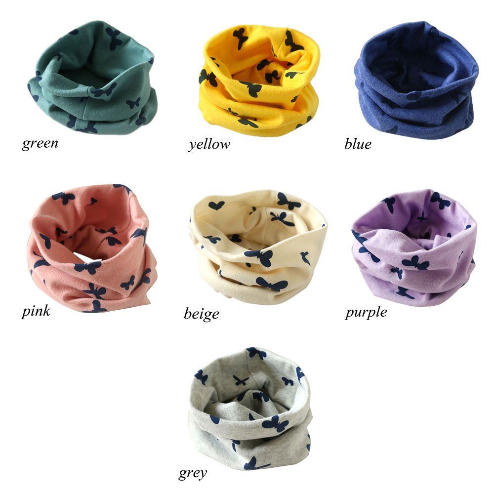 Khăn Choàng Cotton Hình Chữ O Dễ Thương Cho Bé