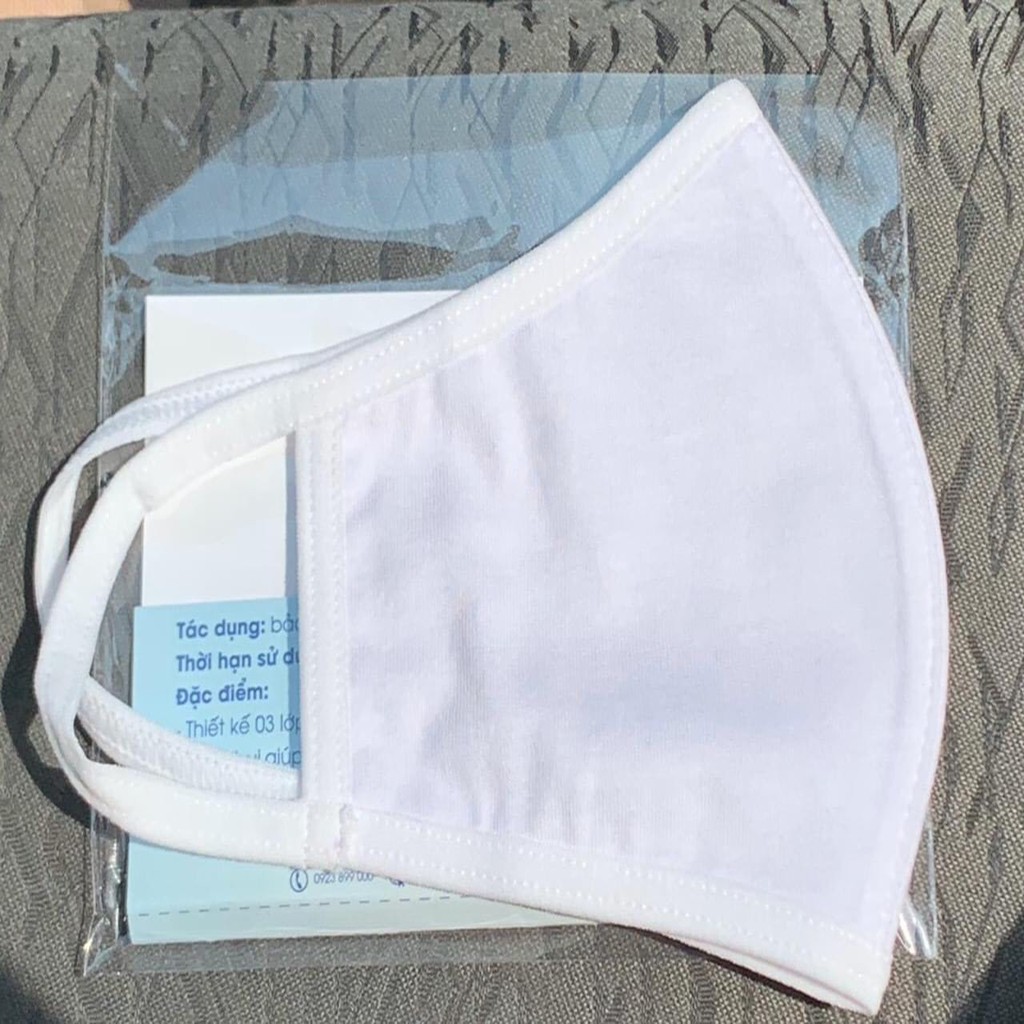 [CHÍNH HÃNG] Khẩu Trang Vải 3 Lớp Kháng Khuẩn - Chống Thấm - Tái Sử Dụng 30 Lần | BigBuy360 - bigbuy360.vn