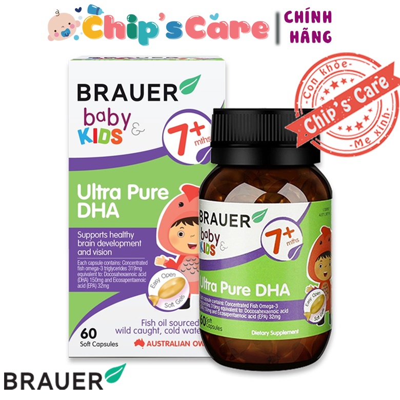 Viên Dha Brauer cho bé từ 7m tháng tuổi