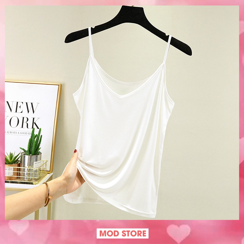 (𝐒𝐚̆̃𝐧 𝐇𝐚̀𝐧𝐠- 𝐂𝐡𝐚̂́𝐭 Đ𝐞̣𝐩) Áo 2 Dây Chất Đẹp Mặc Nhà, Mặc Đi Ngủ Thoáng Mát, Co Giãn 4 Chiều Nhiều Màu A1 | BigBuy360 - bigbuy360.vn