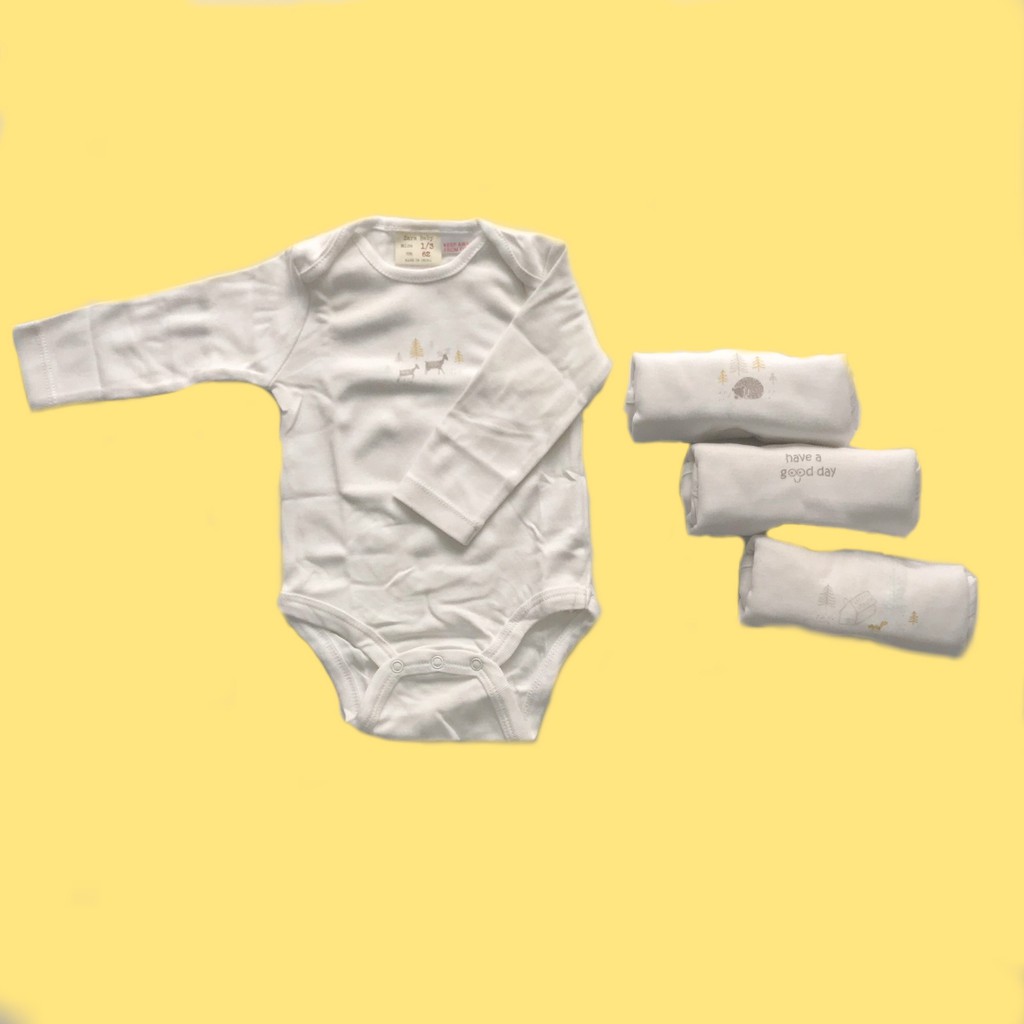 Thanh lý- Body chip Zara baby dài tay cho bé từ 1 đến 3 tuổi