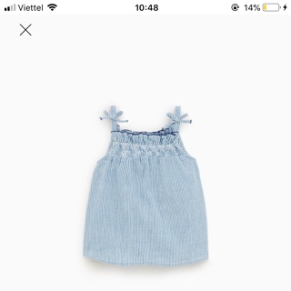 Áo 2 dây zara baby