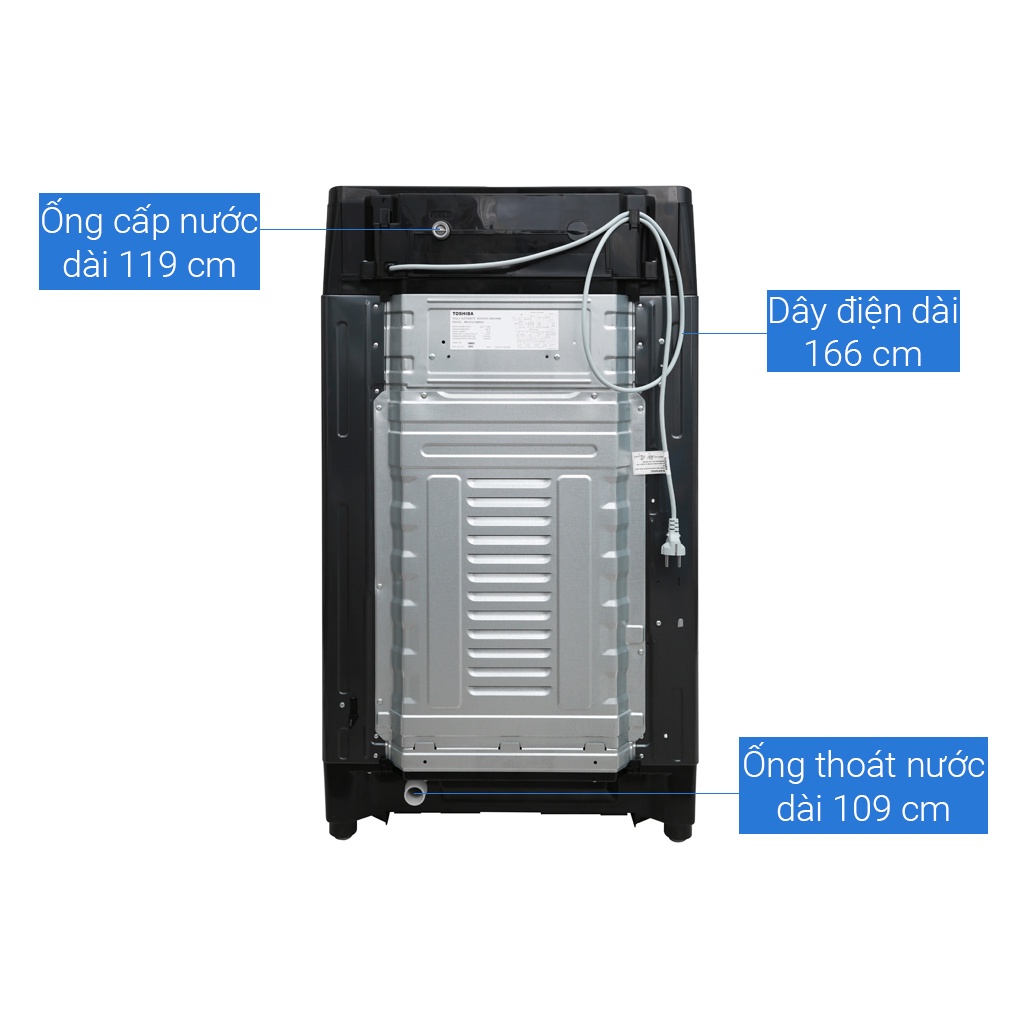 Máy giặt Toshiba Inverter 13 kg AW-DUJ1400GV KK