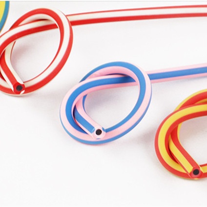 Set 5 Bút Chì Kẻ Sọc Mềm Mại Sáng Tạo Cho Bé