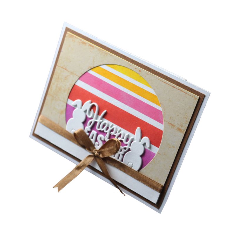 Khuôn Cắt Thẻ Giấy Hình Thỏ Phục Sinh Trang Trí Album Sổ Tay DIY