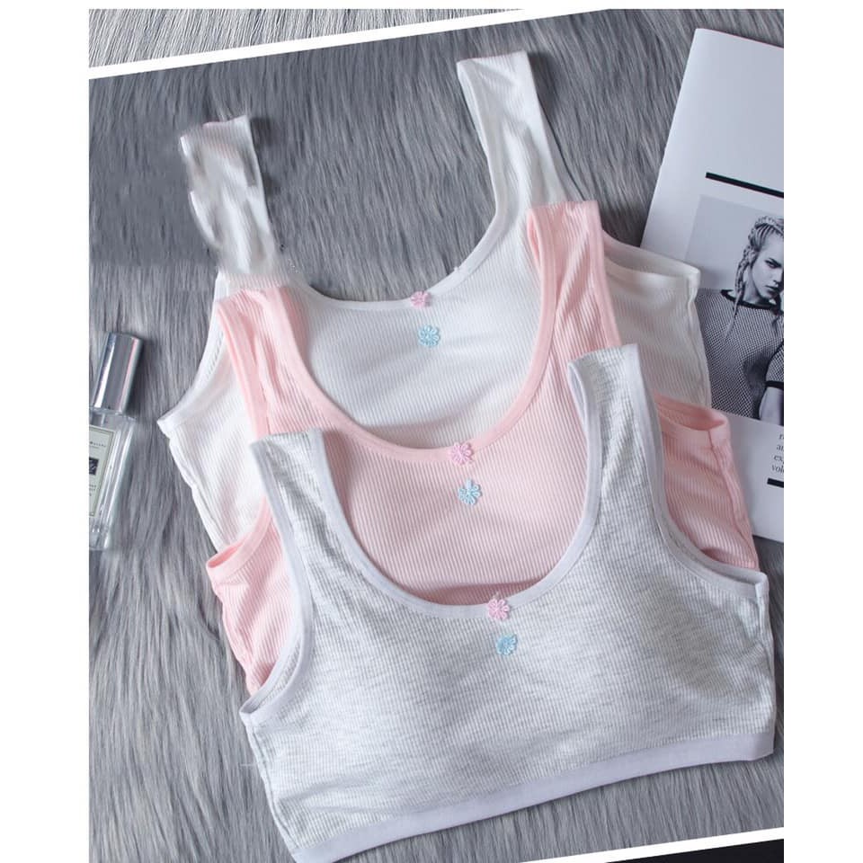 Áo lót tăm học sinh quai to về đủ 3 màu