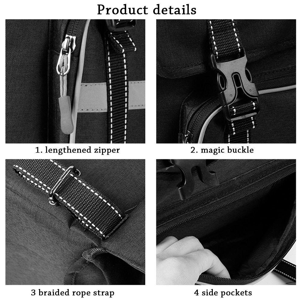 MYRONGVN Túi Đựng Đồ Đa Năng Gắn Yên Sau Xe Đạp Tiện Lợi