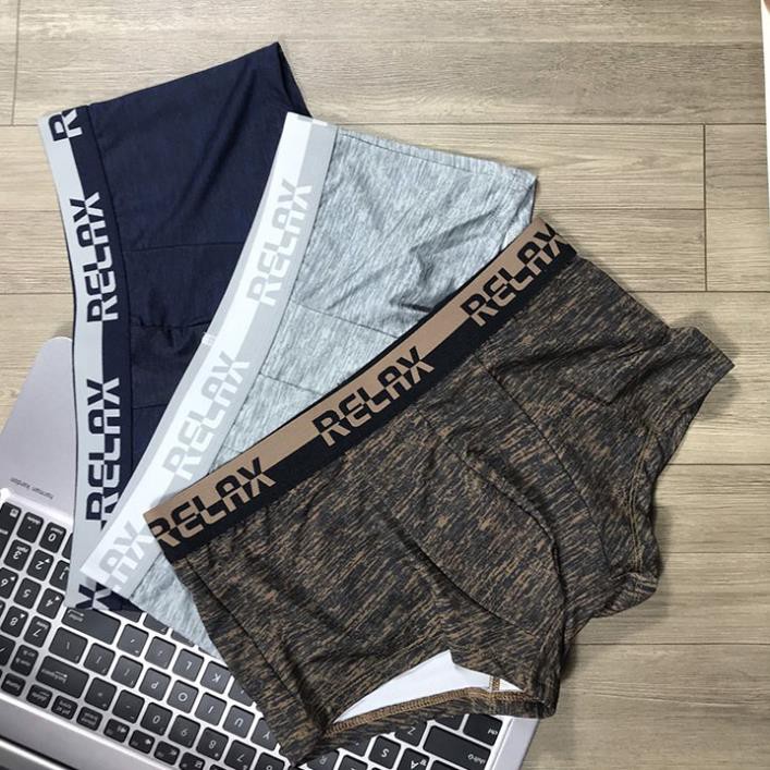 Combo 03 Quần lót nam boxer Thu Lạnh Relax Rltk056 ️🎯 Sịp Nam co dãn 4 chiều