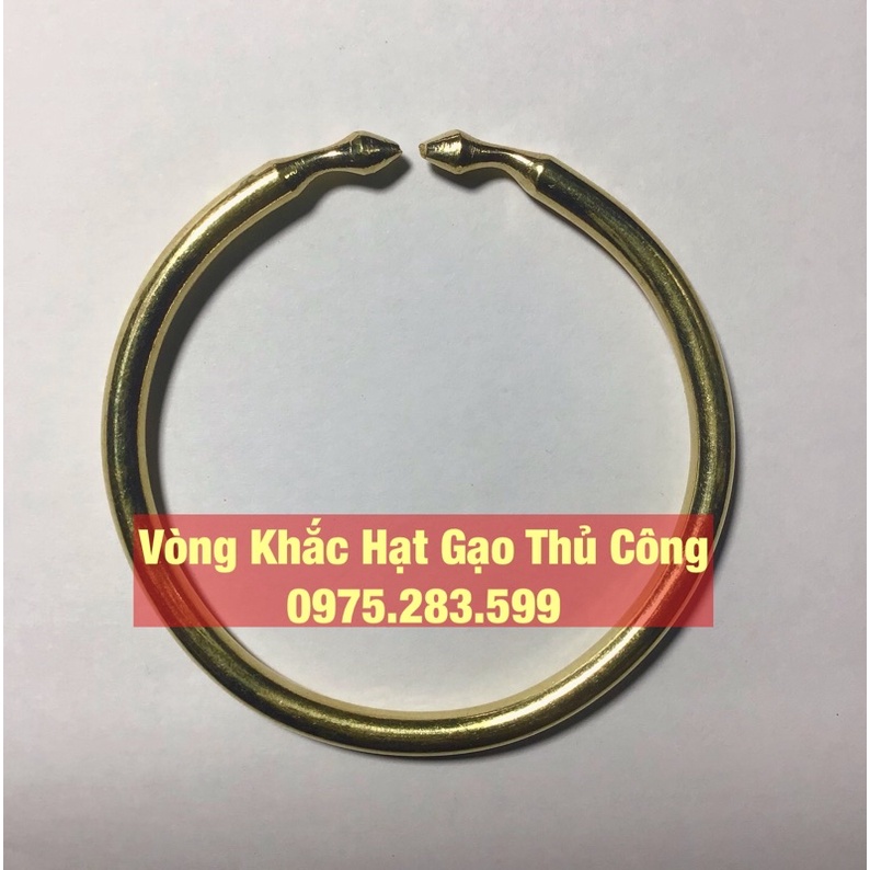 [CHÍNH GỐC] Vòng Tay Phong Thuỷ Đồng Khắc Thủ Công Tây Nguyên Đặc Ruột