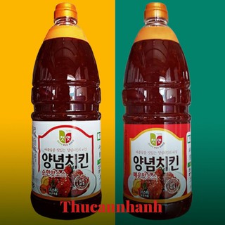 SỐT GÀ CHIÊN CHUNGWOO NHẬP KHẨU HÀN QUỐC CHAI 2.1KG