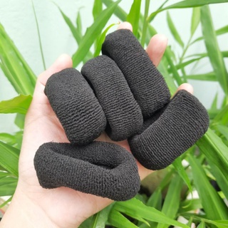 Sỉ 30 dây cột tóc trơn màu đen giản nhiều (bản 2cm-3cm)