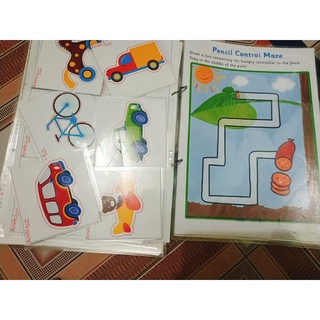 combo học liệu bóc dán, matching