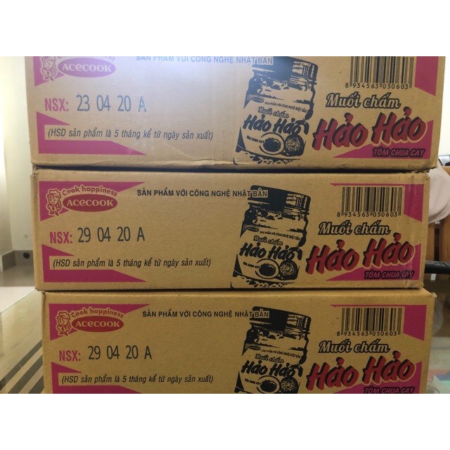 [hàng chính hãng] MUỐI CHẤM HẢO HẢO TÔM CHUA CAY [ có sẵn] | BigBuy360 - bigbuy360.vn