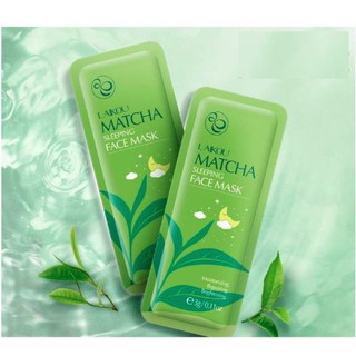 Lẻ Miếng Mặt Nạ Ngủ Trà Xanh Matcha Mud Mask Laikou