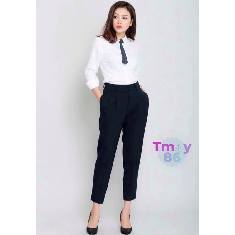 Quần Tây Công Sở Nữ Baggy Tôn Dáng Chất Đẹp