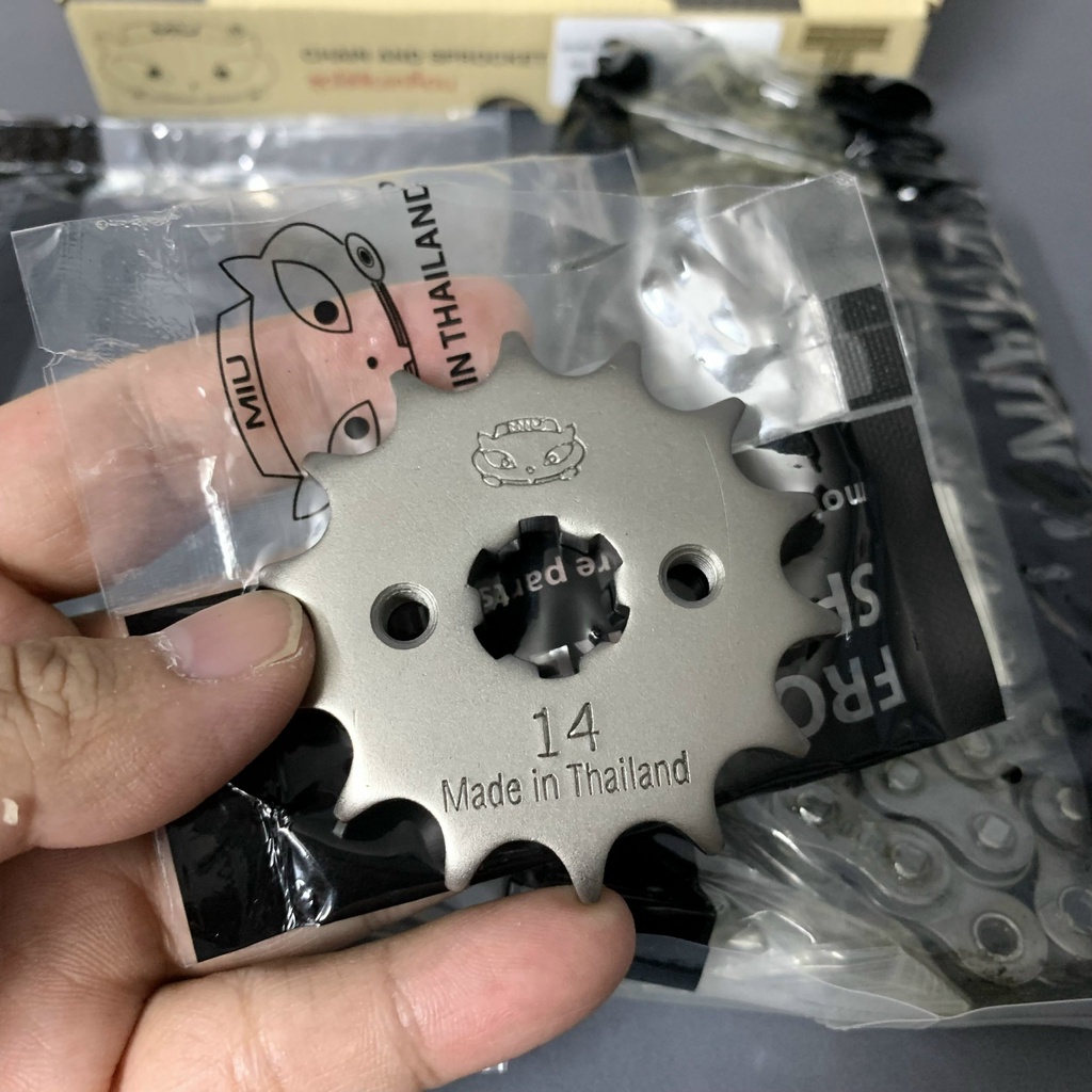 Nhông sên dĩa Wave A/ Futrure/ Fu neo, neo Fi - chính hãng MIU, hàng nhập khẩu trực tiếp - chất lượng bền chắc