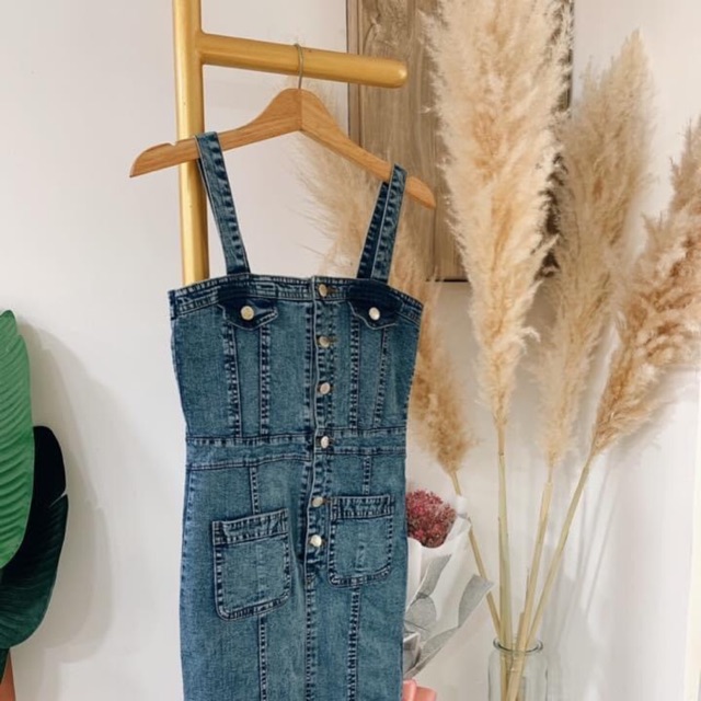 ❤️ ĐẦM JEAN BODY 6 NÚT #165k