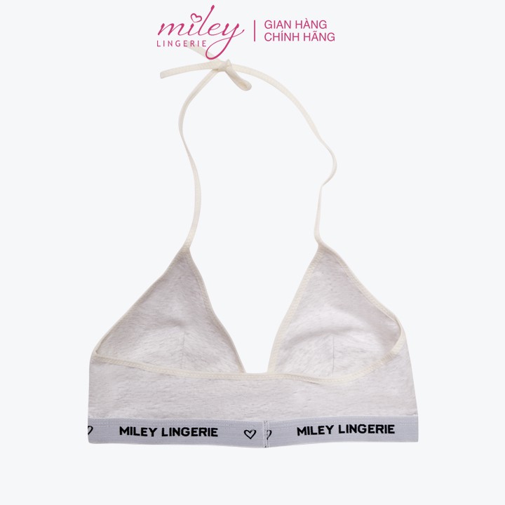 Áo Ngực Thể Thao Nữ Không Gọng Cổ Chữ V Melange Active Miley Lingerie Màu Trắng Kem BRM14012