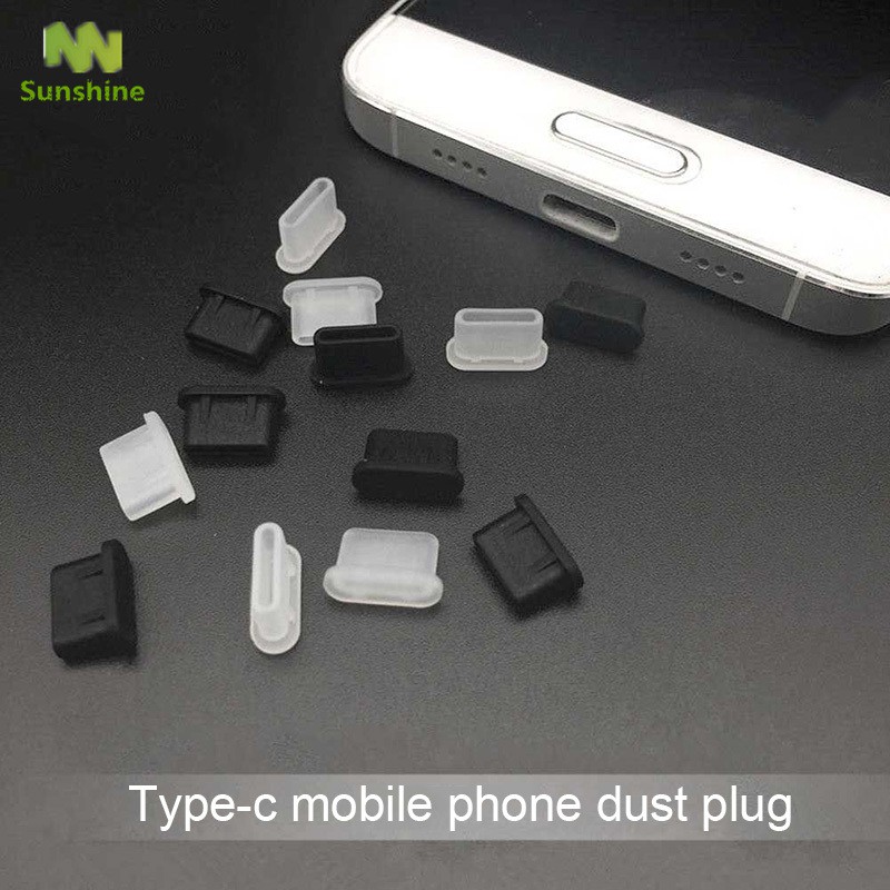 Bộ 5 đầu cắm cổng sạc Type C chống bám bụi cho điện thoại di đọng | BigBuy360 - bigbuy360.vn