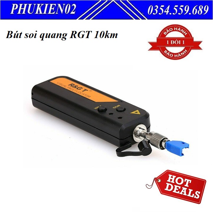 Bút soi quang RGT 10mw - 10km dùng cho Viễn thông, kỹ thuật CATV và bảo trì, truyền thông quang học - Hàng chính hãng