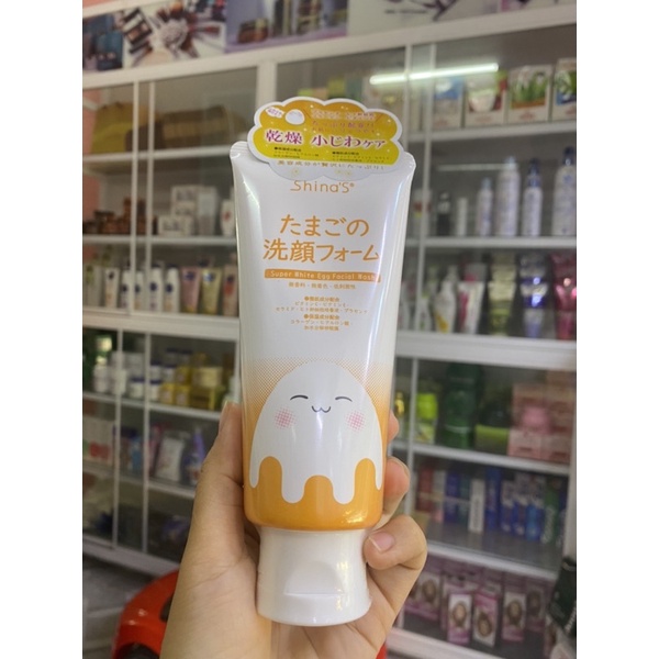 SỮA RỬA MẶT TRỨNG TRẮNG DA SHINA’S 120G