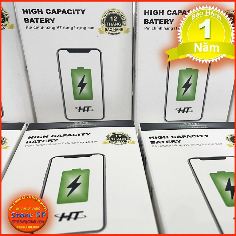 Pin iphone Dung Lượng Cao HT Electronic Dành Cho Game Thủ  ( 6g/6p,6s/6sp,7g/7p,8g/8p/X/Xsmax) HT Electronic