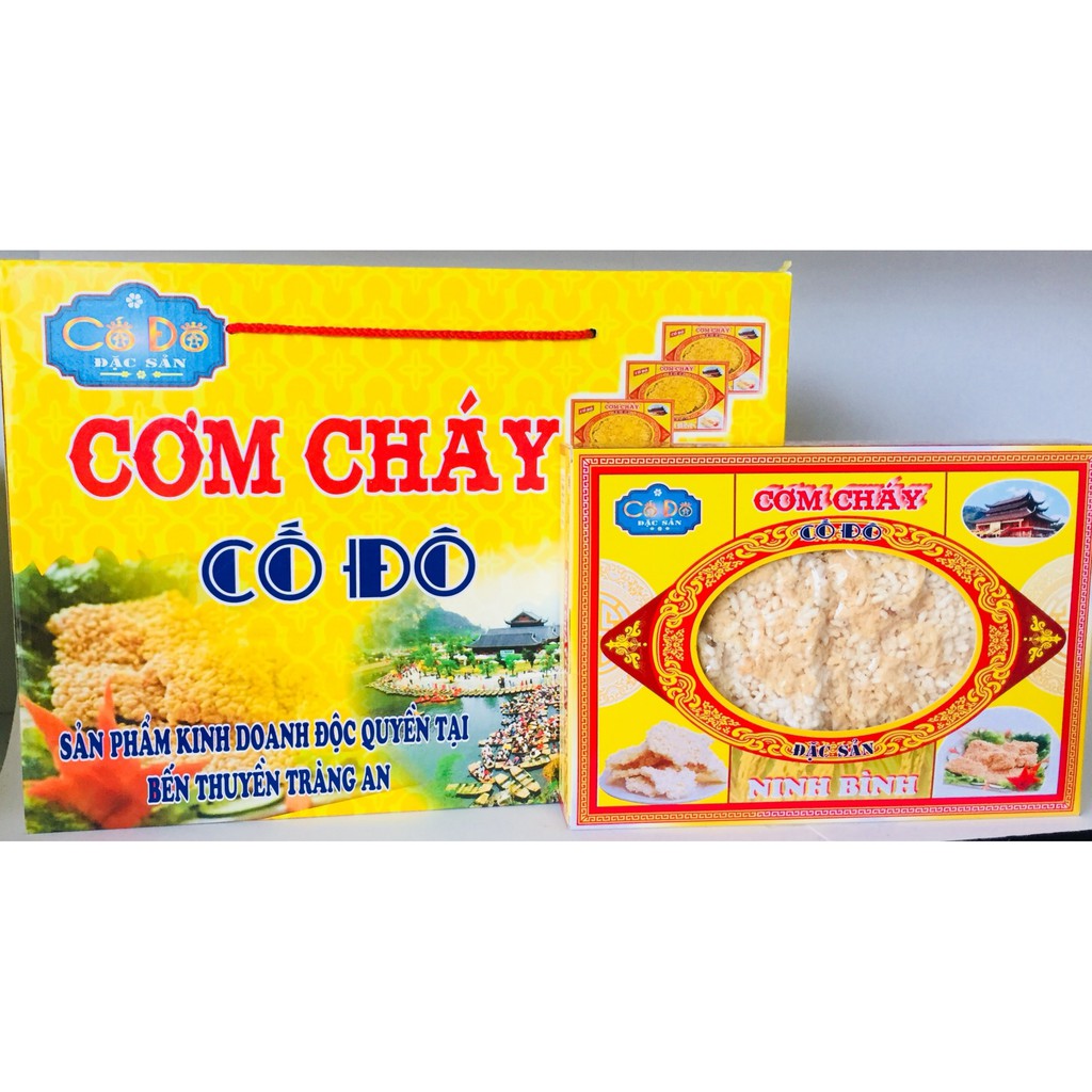 Cơm cháy Cố Đô đặc sản Ninh Bình(xách 4 hộp)- Vườn Đặc Sản