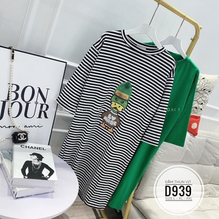 (60-90KG) MINSTORE Bigsize Đầm thun vịt D939